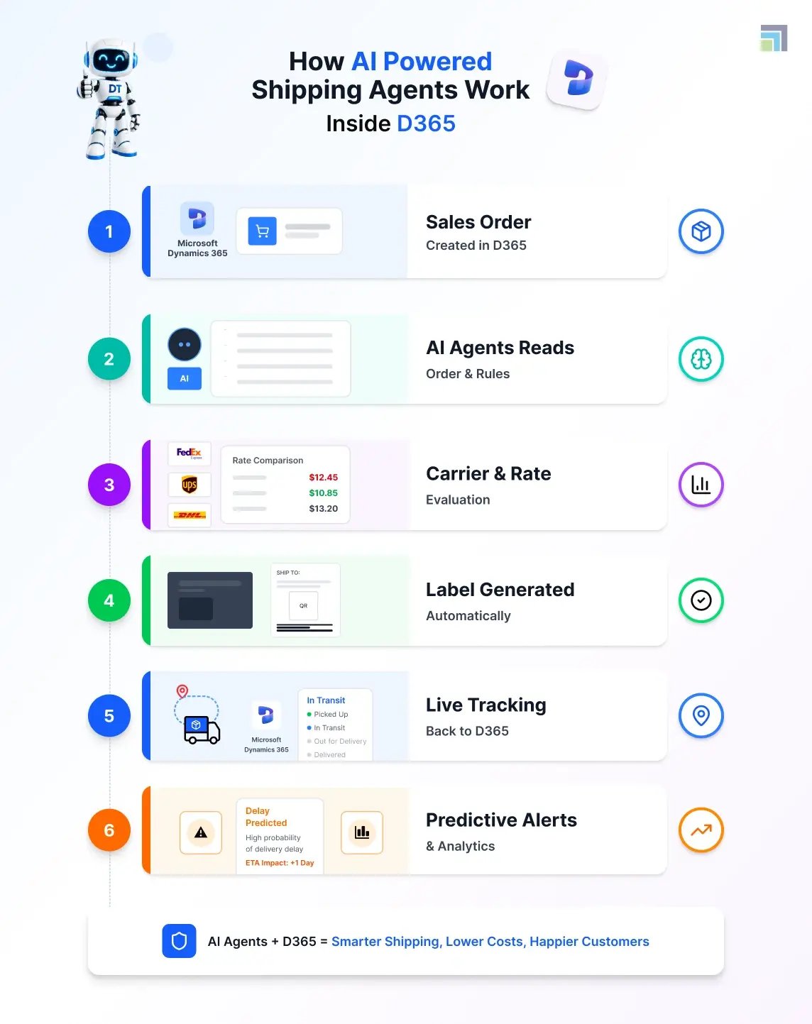 AI Powered Shipping Agents Work Inside D365