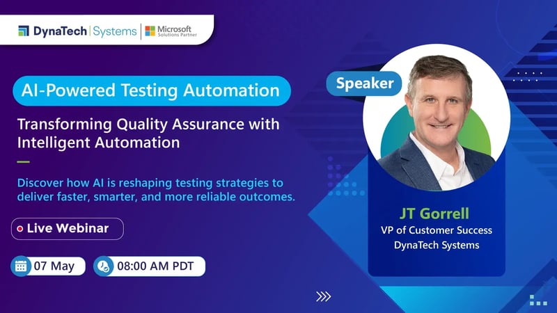 AI-Powered Test Automation Webinar for Modern Dynamics 365-1