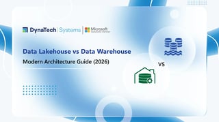 Data Lakehouse vs Data Warehouse: Modern Architecture Guide (2026)