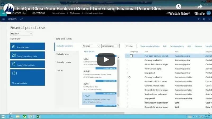 Fin Ops Close Your Books in Record Time using Financial Period Close Work space