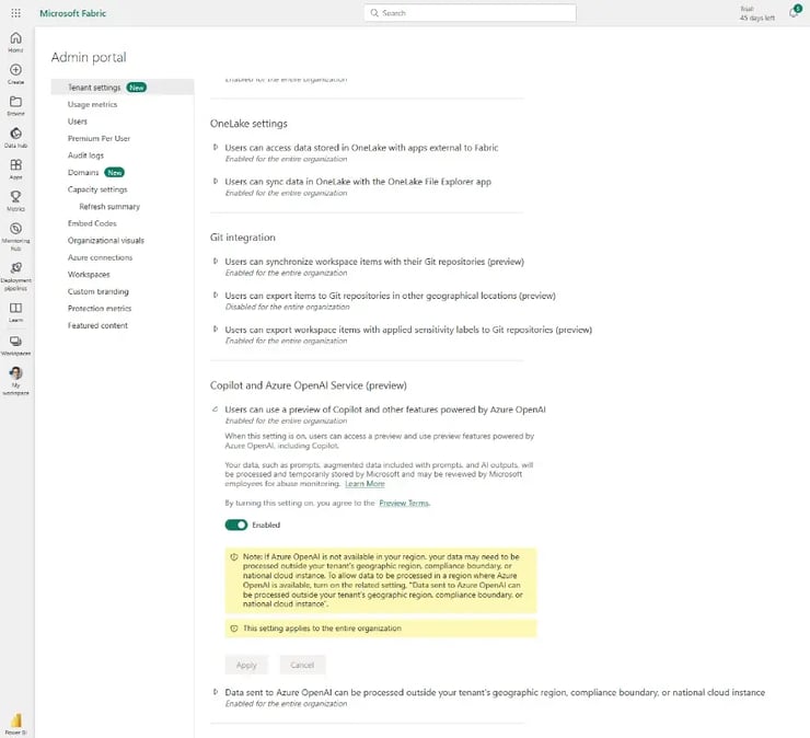 How to Enable Copilot in Fabric for Everyone