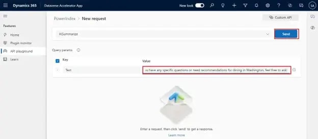 You need to add some sample content in the Value
