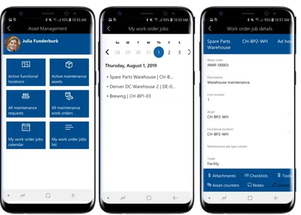 Asset Management Mobile App D365 