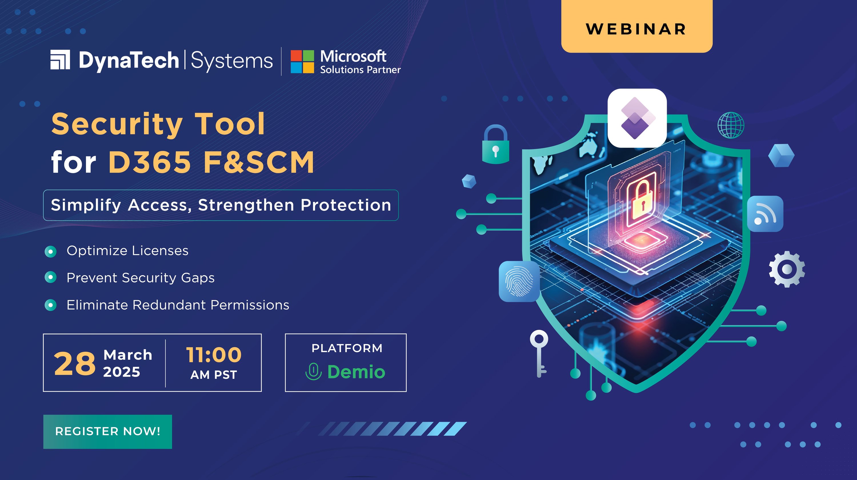Webinar - Security Tool for D365 F&SCM | Dynamics 365 F&SCM Security ...