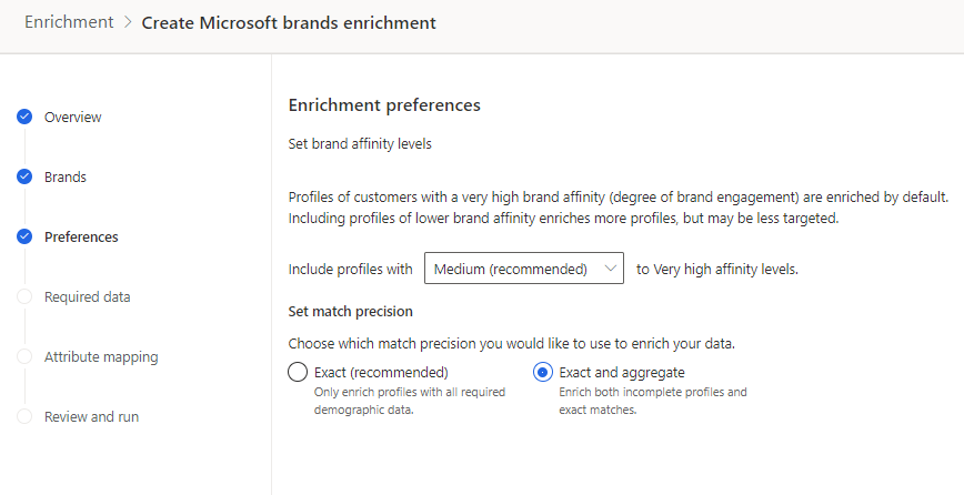 Set Preferences