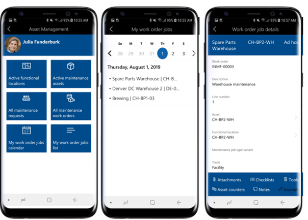 Asset Management Mobile App D365 