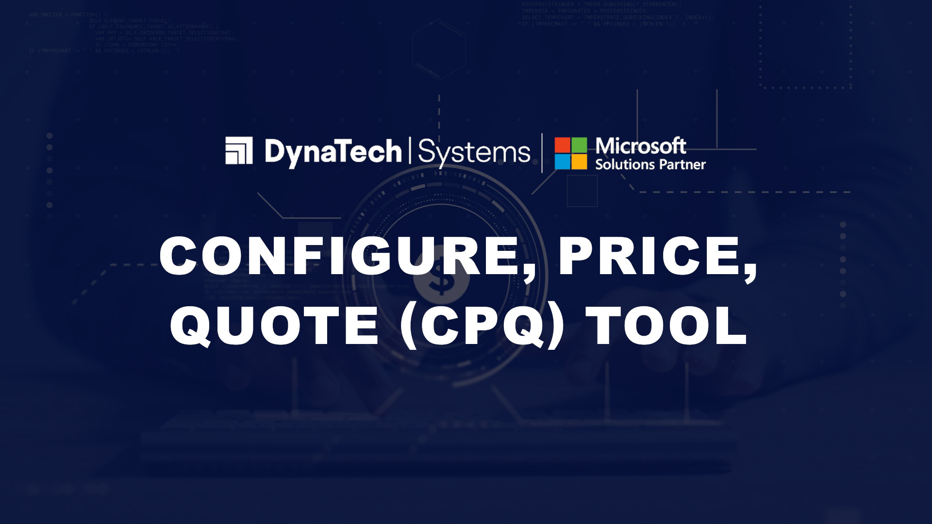 Configure, Price, Quote (CPQ) Tool Demo Video