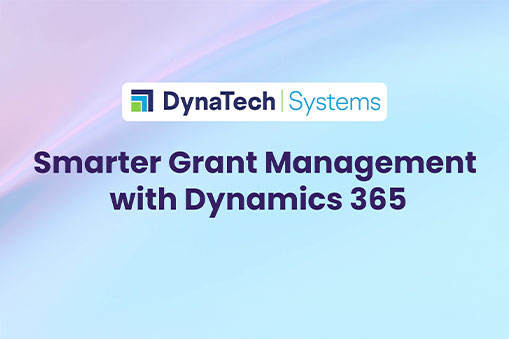 Smarter Grant Management with Dynamics 365