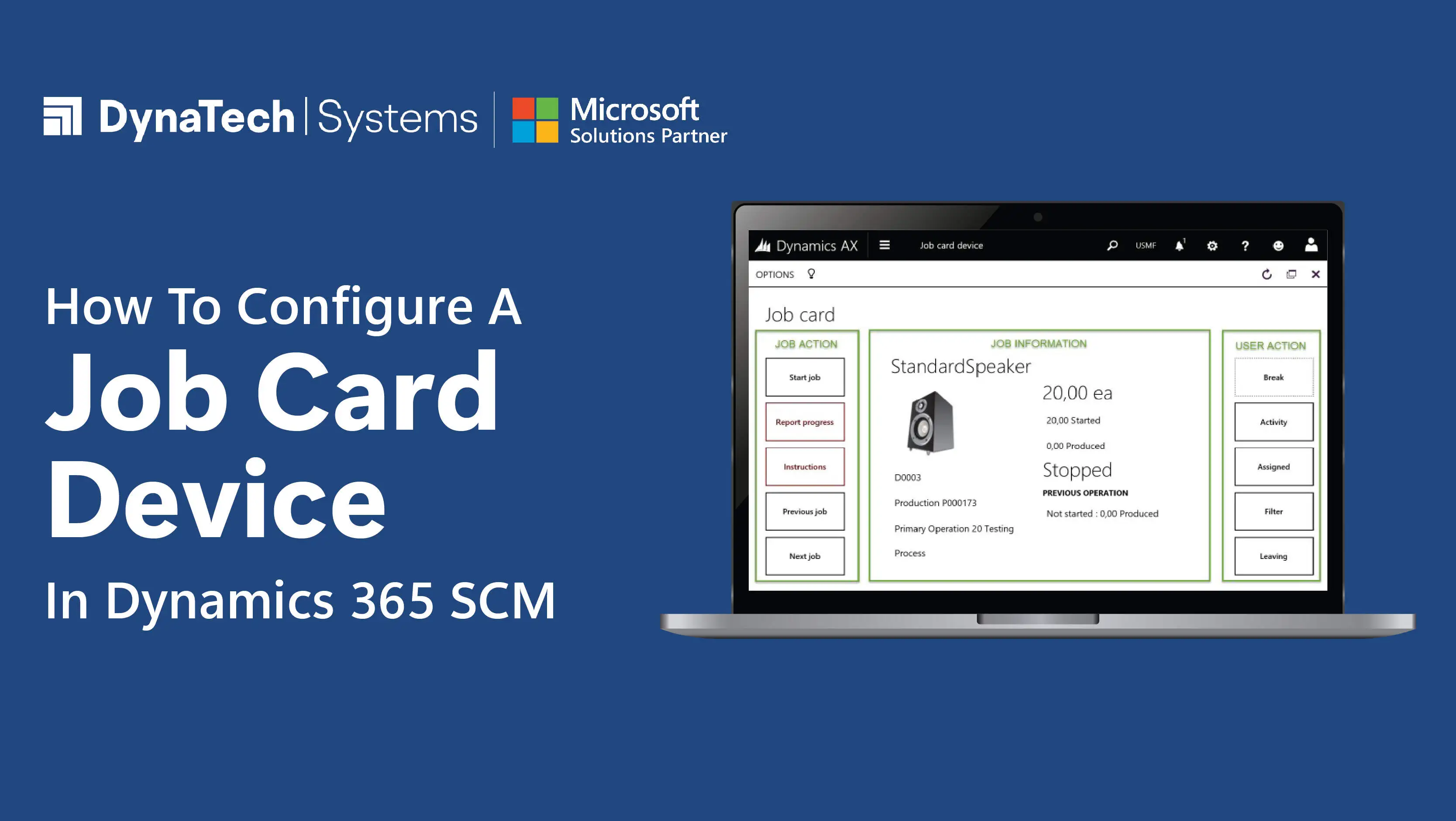 How to Configure a Job Card Device in Dynamics 365 SCM