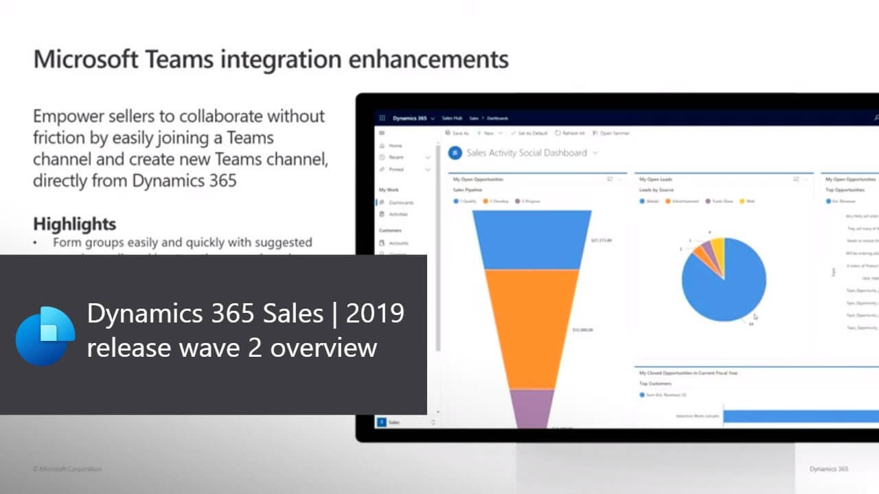 Dynamics 365 Sales | 2019 release wave 2 overview