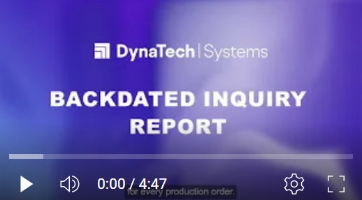 Manufacturing- Production WIP, Closing and Reporting Demo Video