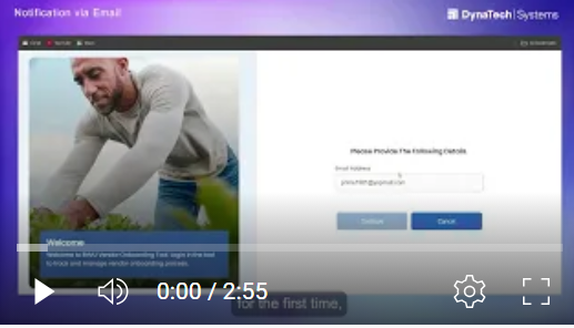Manufacturing-Vendor Onboarding Portal