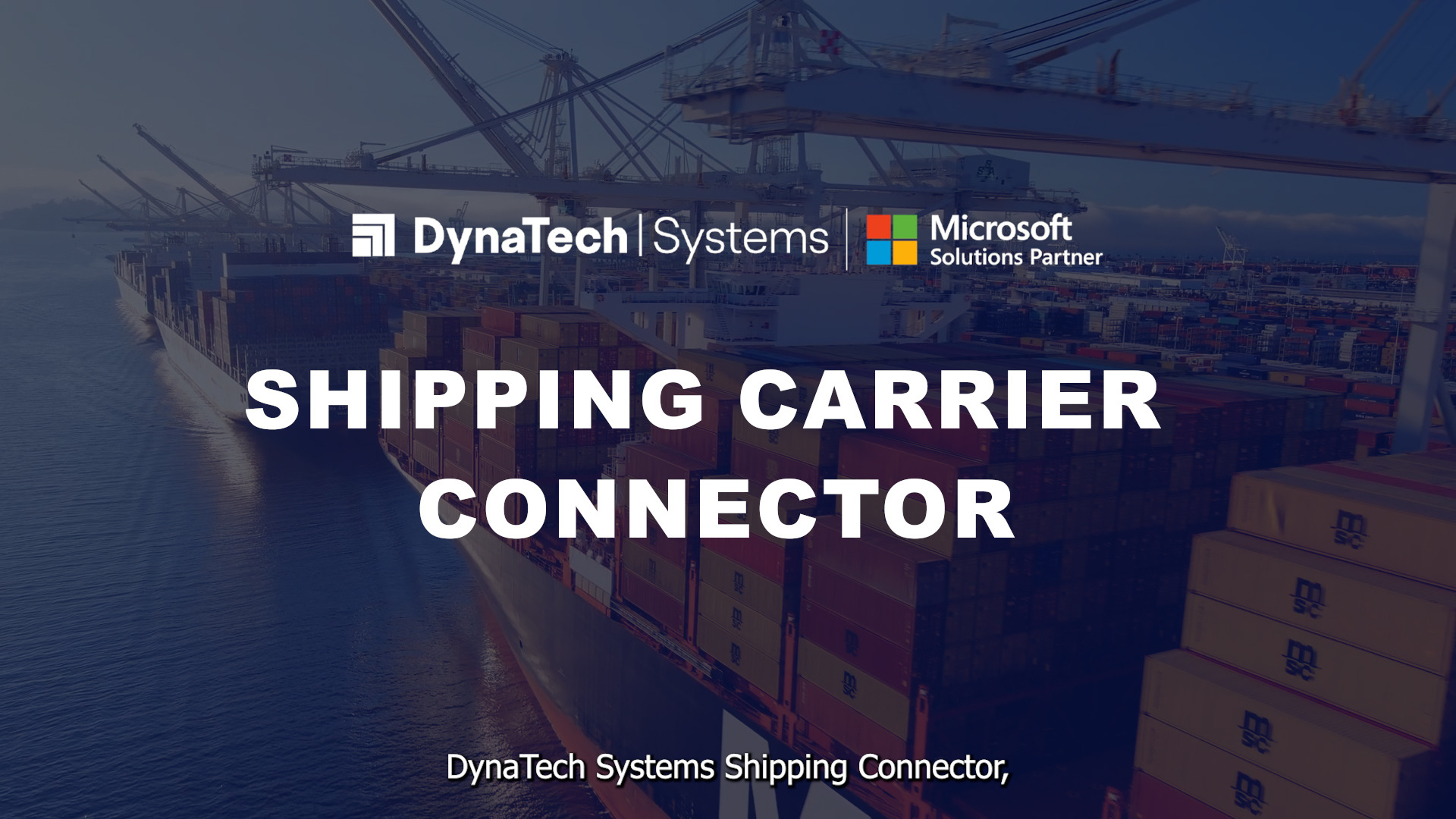 Shipping Carrier Connector Demo Video